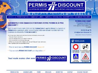 permis-discount.fr website preview
