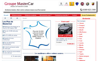 mastercar.fr website preview