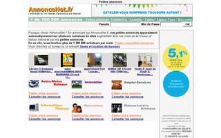 annoncenet.fr website preview