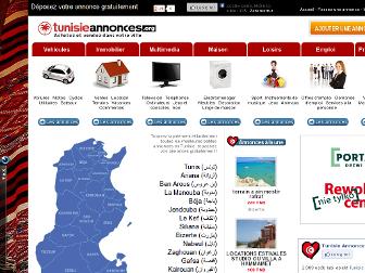 tunisieannonces.org website preview