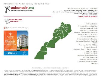 auboncoin.ma website preview