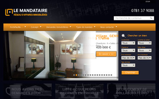 lemandataire.fr website preview