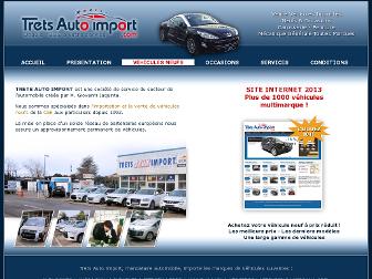 tretsautoimport.com website preview