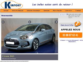 k-import.fr website preview