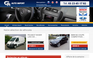 ghautoimport.com website preview