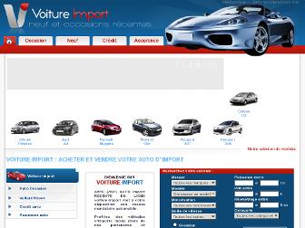 voiture-import.com website preview