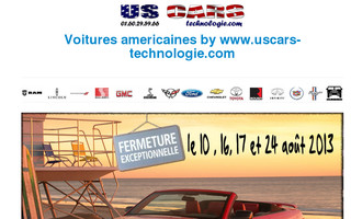 uscars-technologie.com website preview