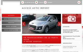 access-auto-import-vente-loiret.fr website preview