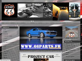 66autoshop.fr website preview