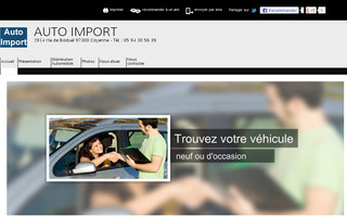 auto-import-guyane.fr website preview