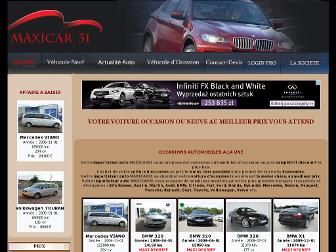 maxicar31.com website preview