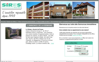 sires-immobilier.fr website preview