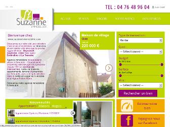 suzanne-immobilier.com website preview