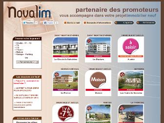 novalim.fr website preview