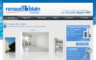 renaudblain-immobilier.com website preview
