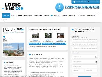 paris.logic-immo.com website preview