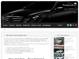 prestiluxe-auto.com website preview