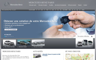 paris.mercedes.fr website preview