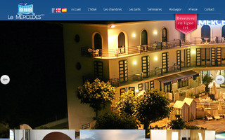 hotel-mercedes.com website preview