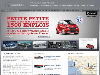 paris-maine.nantes.mercedes.fr website preview