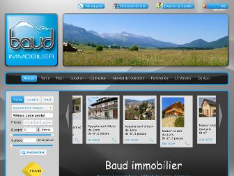 baud-immobilier.com website preview