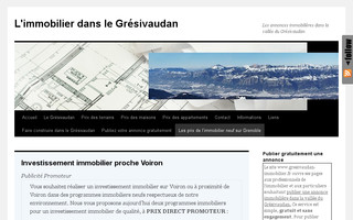 gresivaudan-immobilier.fr website preview