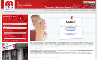 era-immobilier-vif.fr website preview