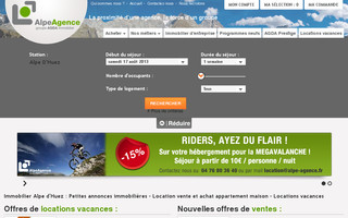 alpe-agence.fr website preview