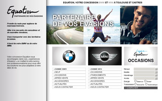 equationautomobiles.fr website preview