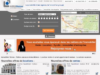 agda-voiron.fr website preview