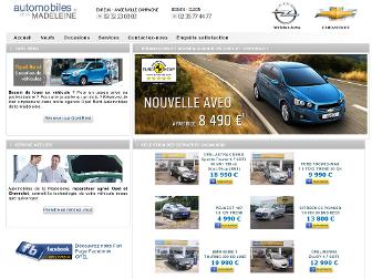 automadeleine.fr website preview