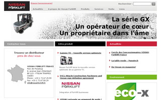 nissanforklift.fr website preview