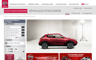 nissan-occasions.fr website preview