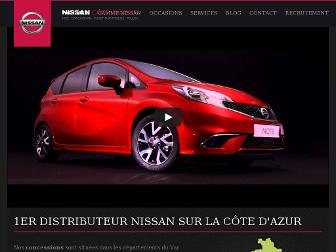 nissan-cotedazur.com website preview