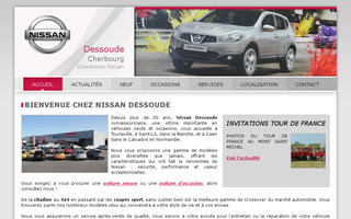 nissan-cherbourg.com website preview