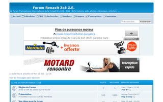 renault-zoe.forumpro.fr website preview