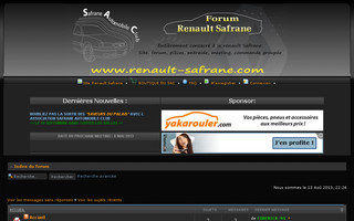 forum.renault-safrane.com website preview