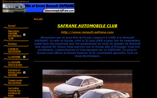 renault-safrane.com website preview