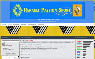 renaultpassionsport.forumgratuit.org website preview