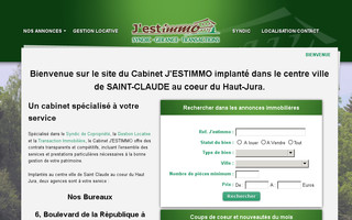 immobilierjura.fr website preview