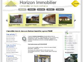 horizonimmobilier.fr website preview