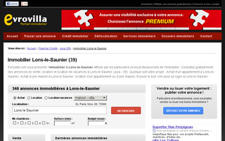 immobilier-lons-le-saunier.evrovilla.com website preview