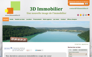 3dimmobilier.fr website preview