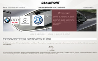 gsa-import.fr website preview