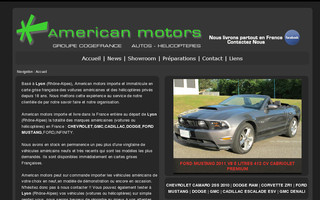 americanmotors.fr website preview