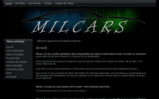 milcars.fr website preview