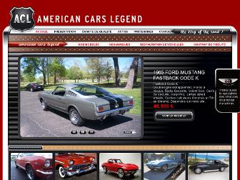 american-cars-legend.com website preview