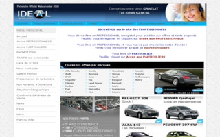 idealimport.fr website preview