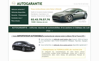 autogarantie.fr website preview