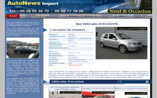 autonews-import.com website preview